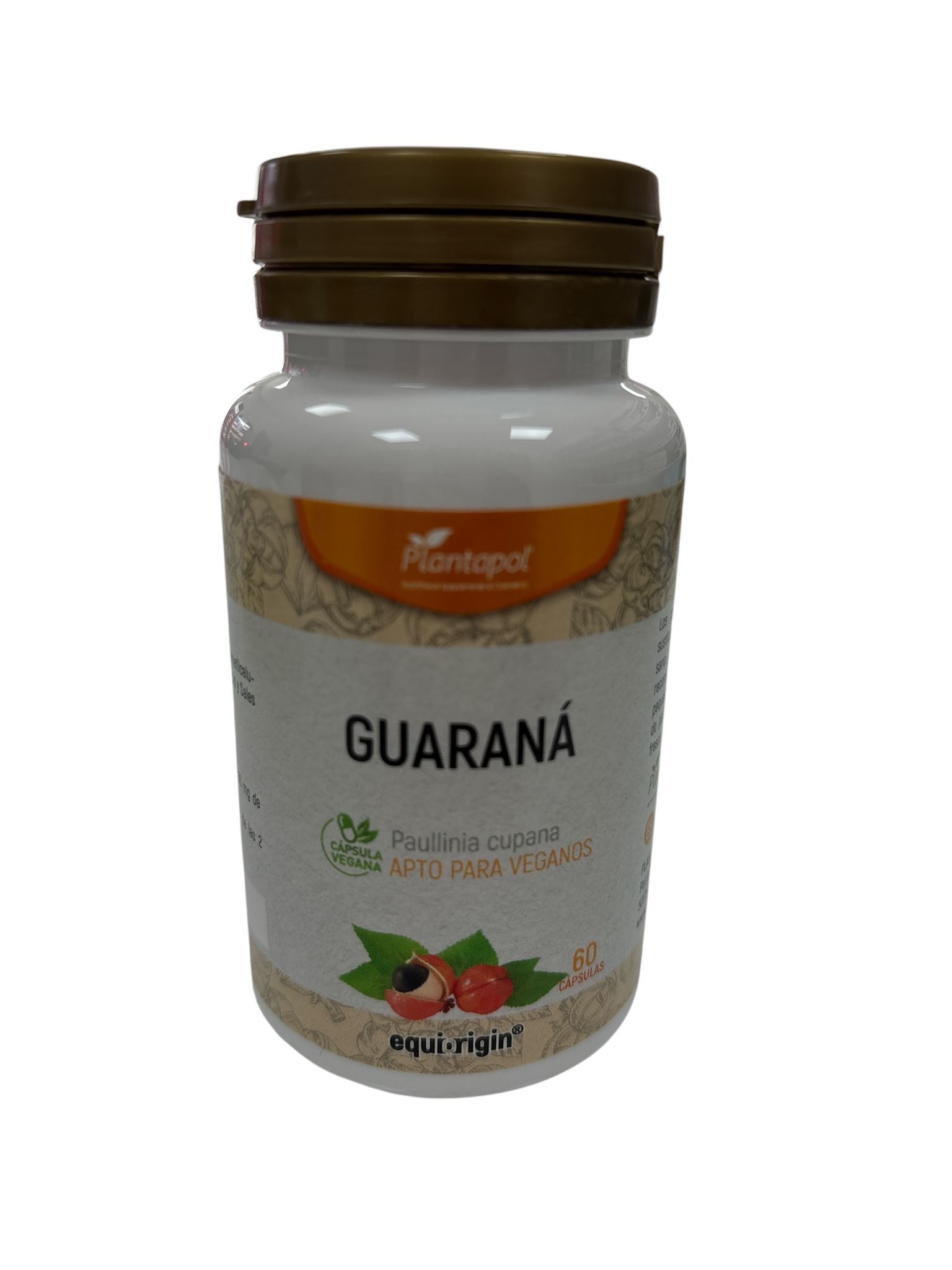 Guaraná 60 cápsulas. Plantapol