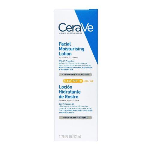 Loción Hidratante de Rostro SPF 30+ 52ml. CeraVe