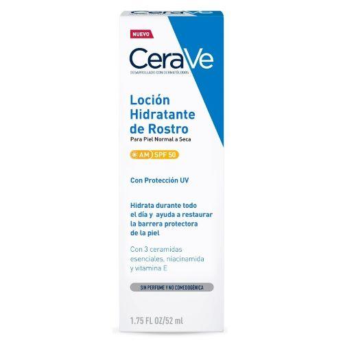 Loción Hidratante de Rostro SPF 50+ 52ml. CeraVe