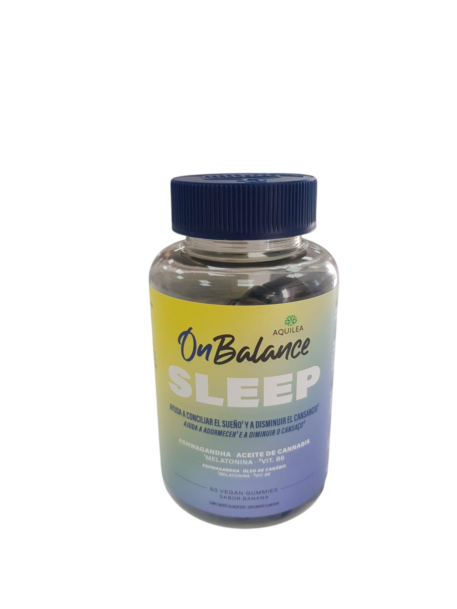 On Balance Sleep 60 Gummies. Aquilea
