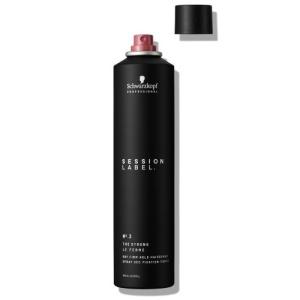 Laca Nº3 Fijación Fuerte The Strong Session Label 300 ml. Schwarzkopf