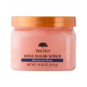 Exfoliante corporal Shea Sugar Scrub - Morocan Rose 510g. TREE HUT