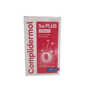 Complidermol 5 Alfa Plus Anticaída 60 Cápsulas. Forte Pharma