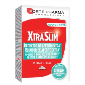 XtraSlim reductor de apetito extra 60 cápsulas. Forte Pharma