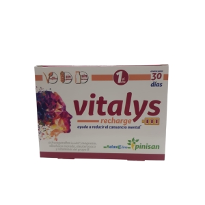 Vitalys Recharge Cansancio mental 30 cápsulas. Pinisan