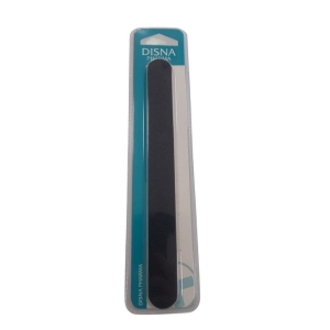 Lima de uñas negra de fibra de vidrio 18cm. Disna Pharma
