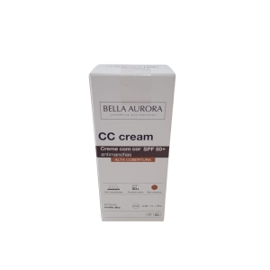 CC Cream Crema Color Antimanchas Extracubriente SPF50+30ml. Bella Aurora