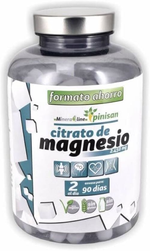Citrato de Magnesio 180 comprimidos. Pinisan
