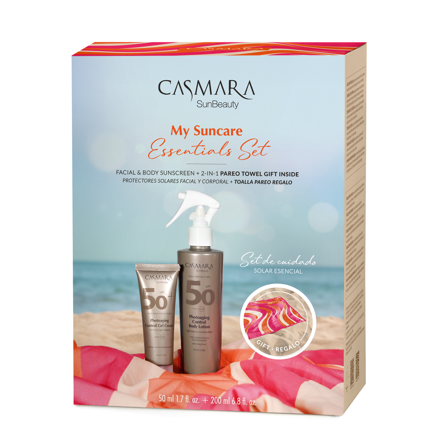 Pack SunBeauty 50spf. Casmara