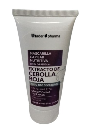 Mascarilla Capilar mini talla con Extracto de Cebolla Roja 50 ml. Th Pharma