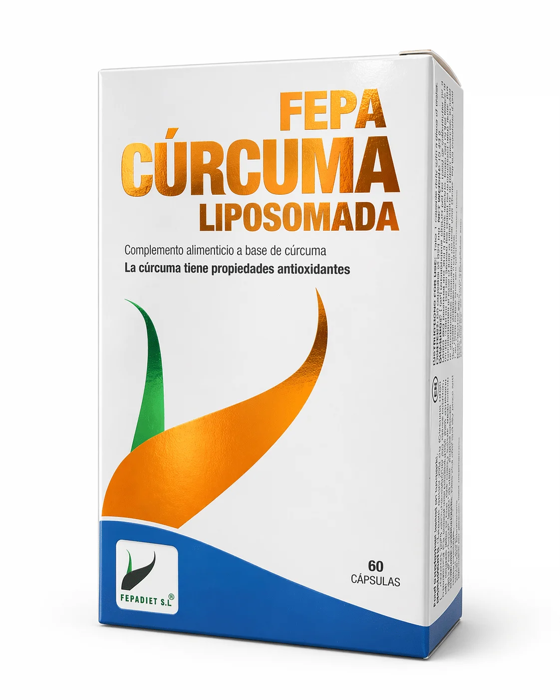 Cúrcuma liposomada 60 cápsulas. FEPA