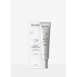 Maquillaje fluid Color Fit Foundation SPF 50 40ml. Babe