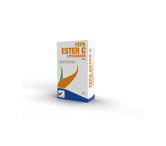 Ester C Liposomado 800mg 60 cápsulas.FEPA