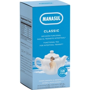 Infusiones de té 25 bolsas. Manasul
