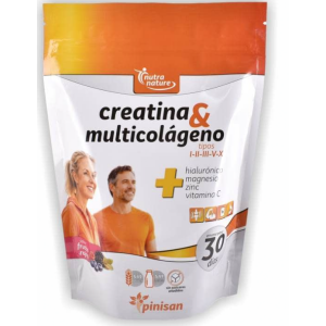Creatina & Multicolágeno en polvo 270 gr. Pinisan